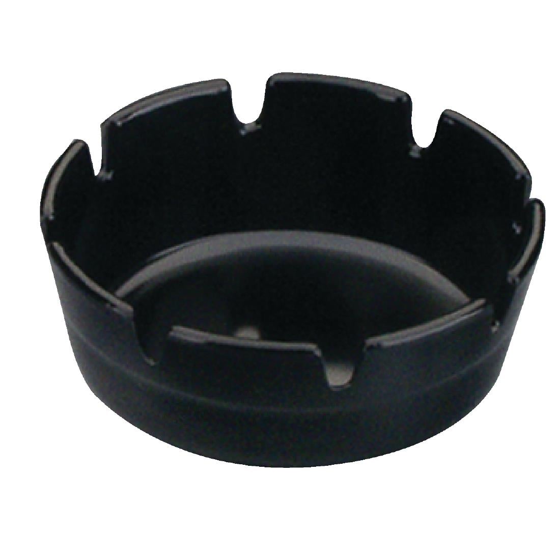 P842 Kristallon melamine asbak zwart 10cm