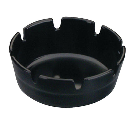P842 Kristallon melamine asbak zwart 10cm