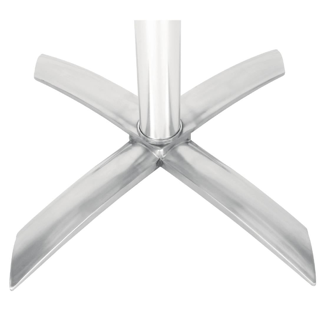 GR396 Bolero ronde statafel met kantelbaar RVS blad