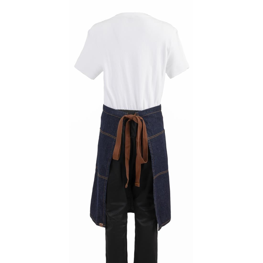 B345 Chef Works Urban Memphis standaard sloof indigo