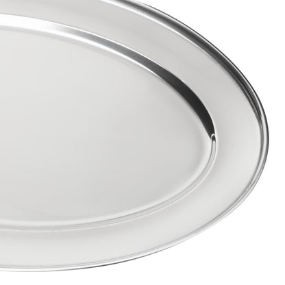 K363 Olympia ovale RVS serveerschaal 30cm