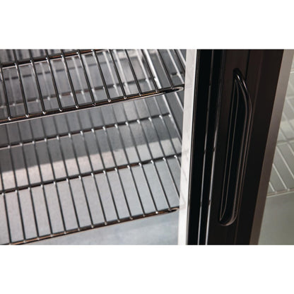 GL010 Polar G-serie 2-deurs barkoeling met schuifdeuren zwart 198L