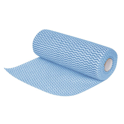 CS806 Jantex non-woven schoonmaakdoekjes 25 x 33cm blauw (100 stuks)
