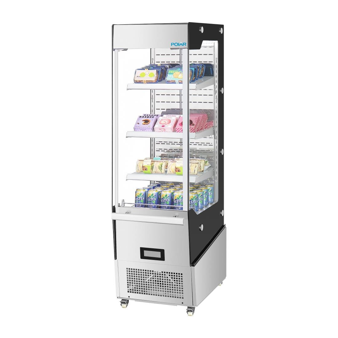 PG006 Polar G-Serie Slimline Multideck Displaykoelkast met Deur