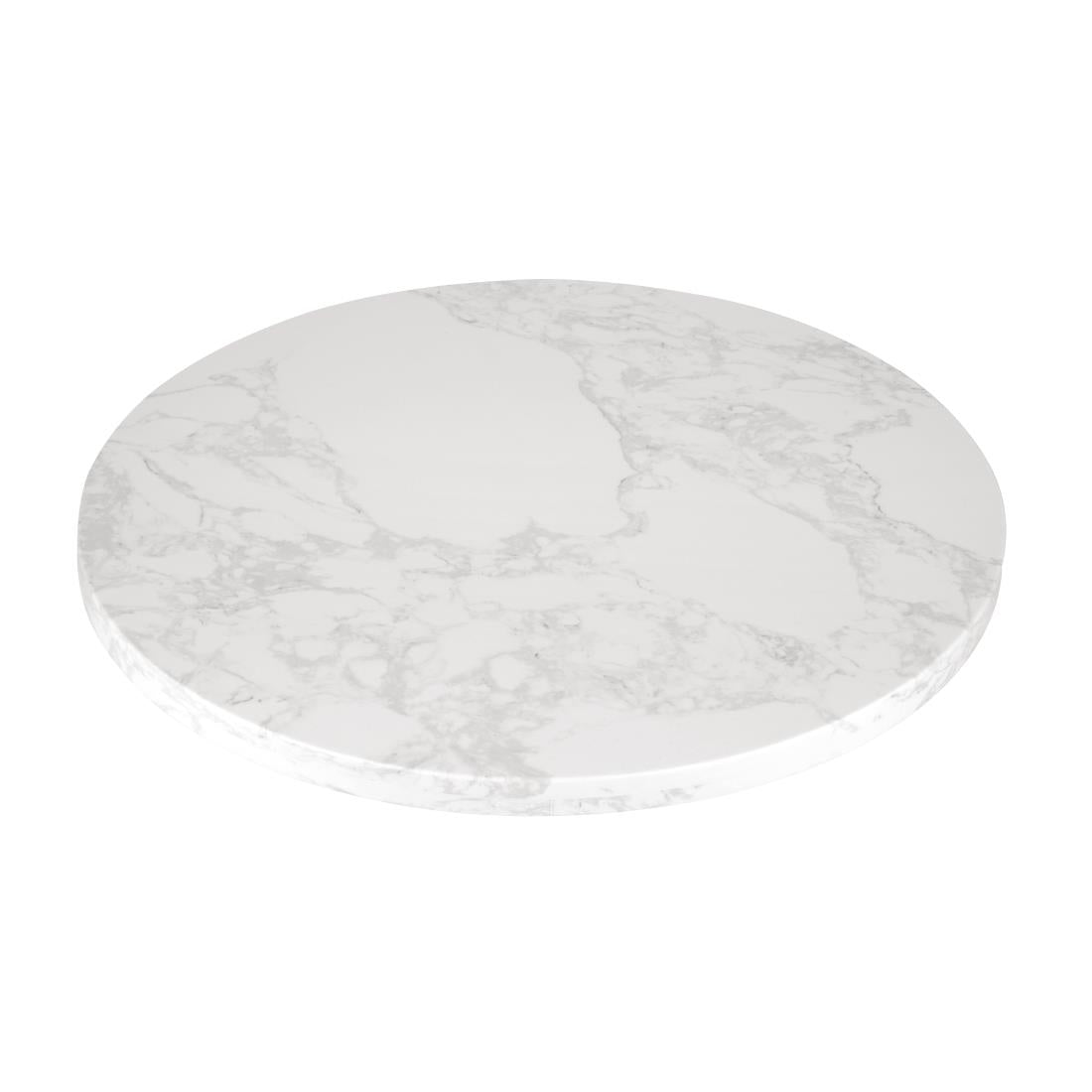 DC300 Rond Bolero tafelblad met wit marmereffect 600 mm