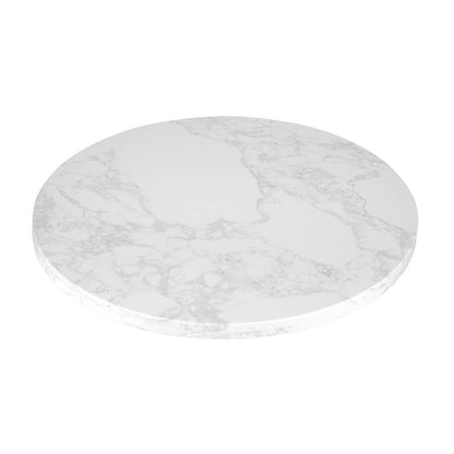 DC300 Rond Bolero tafelblad met wit marmereffect 600 mm