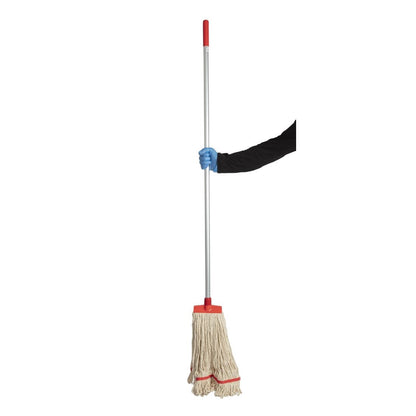 L884 SYR stay-flat Kentucky mop katoen rood