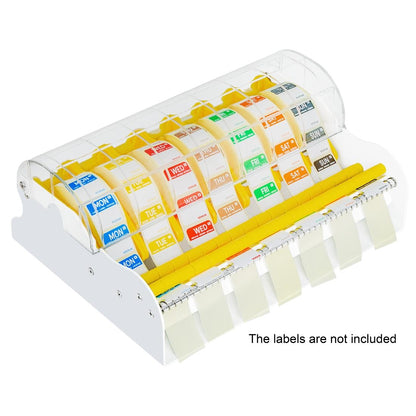 JC814 Hygiplas 1" metalen multi-etikettendispenser