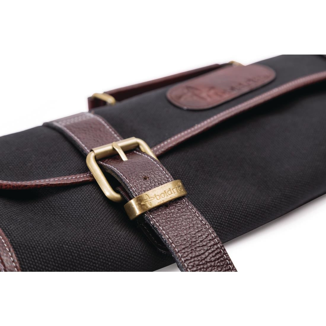 CM555 Boldric canvas messenfoedraal zwart 9-delig