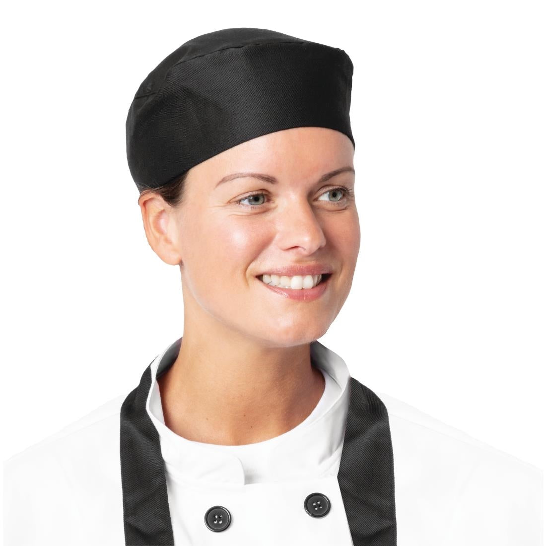 BB476 Nisbets Essentials skull cap zwart - universeel (2 stuks)