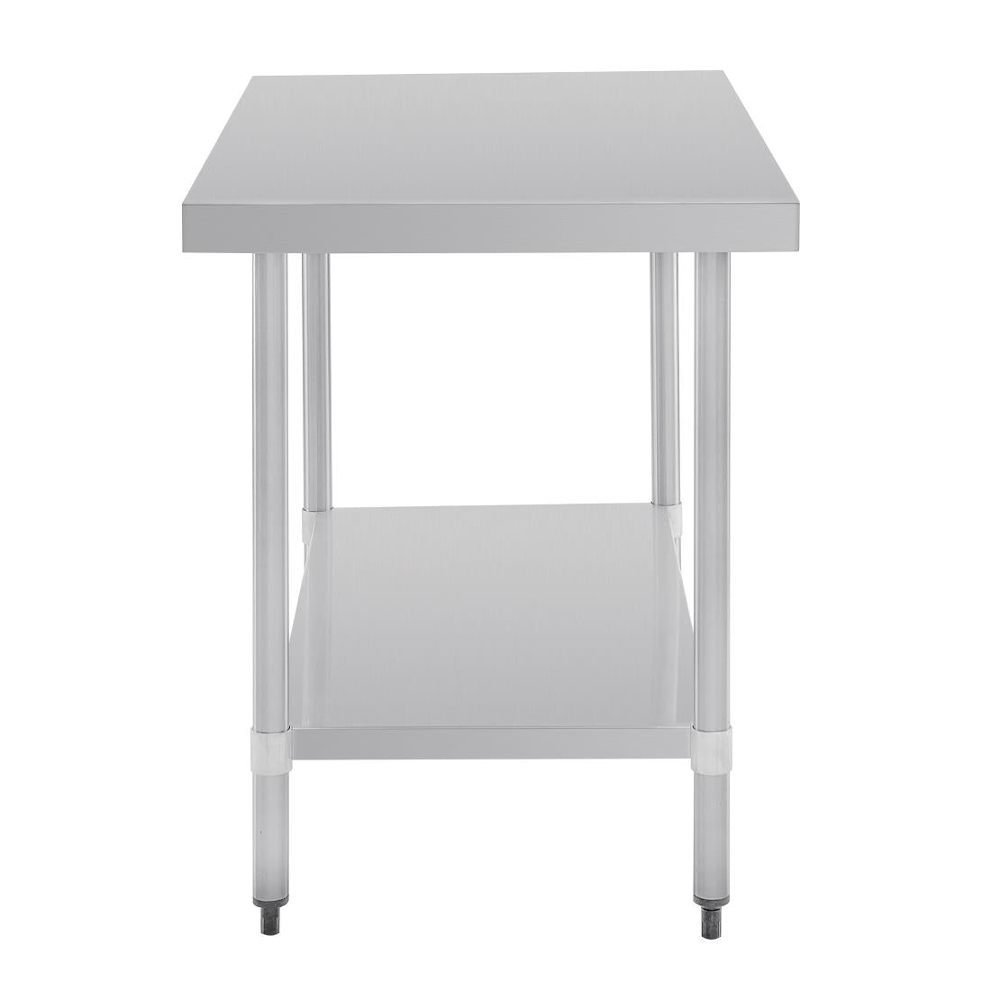 GJ502 Vogue RVS werktafel zonder achteropstand 90x120x70cm