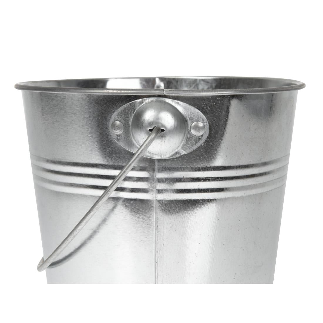 GF247 Olympia ronde gegalvaniseerde emmer 13cm