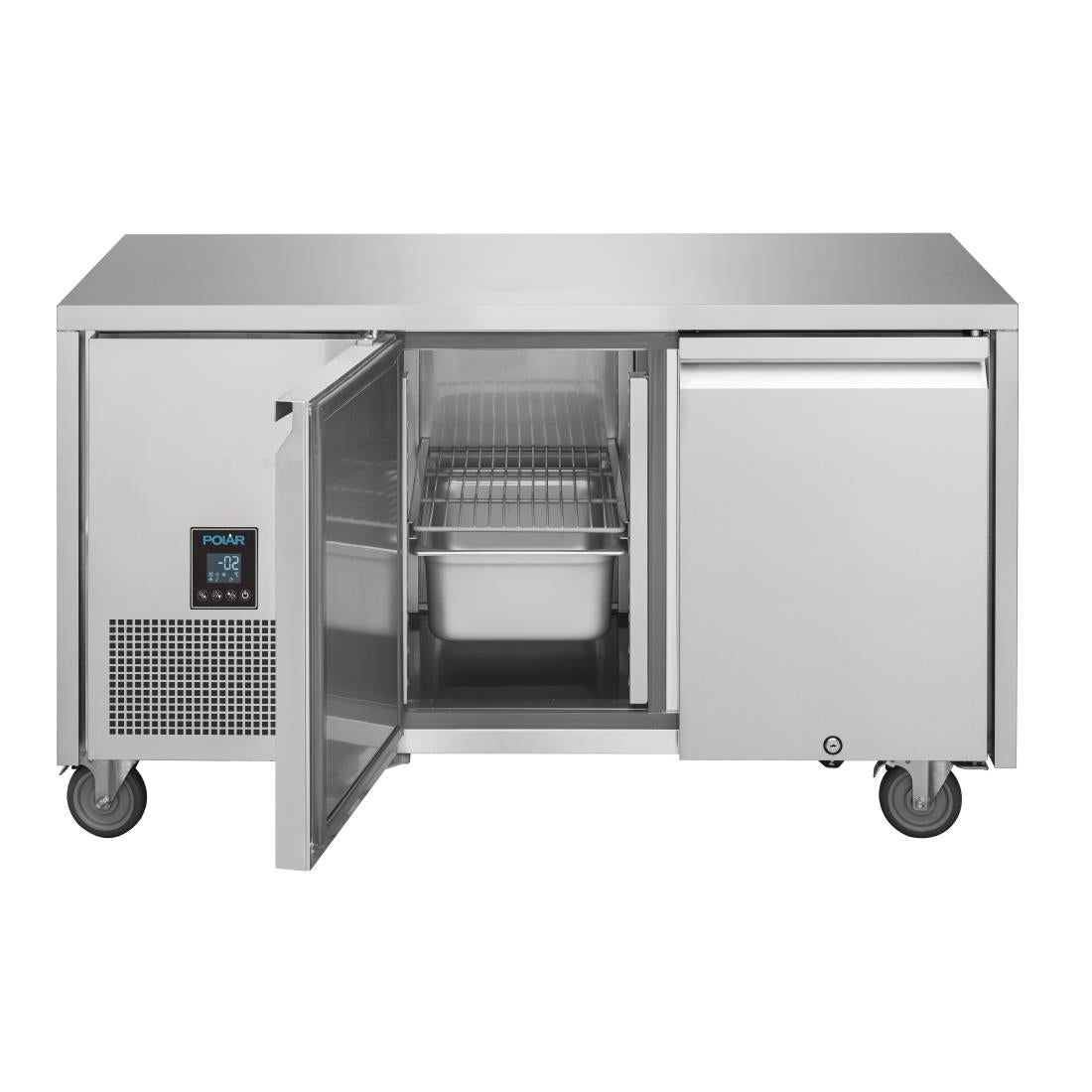 UA005 Polar U-serie premium tweedeurs koelwerkbank 267L