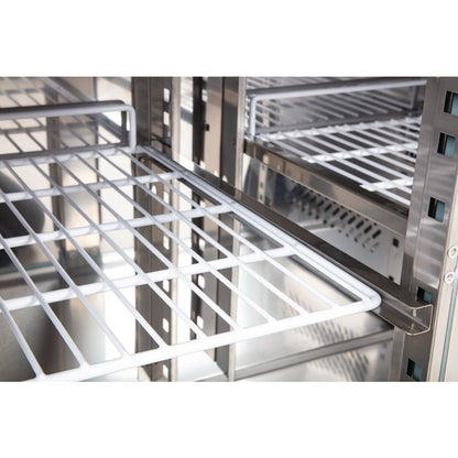 G377 Polar U-serie 2-deurs koelwerkbank 228L
