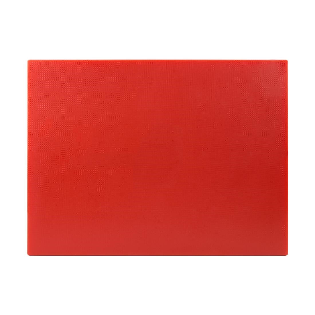 HC877 Hygiplas LDPE snijplank rood 600x450x10mm