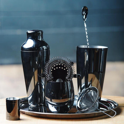 DR620 Olympia Hawthorne cocktail strainer 4 tanden zwart