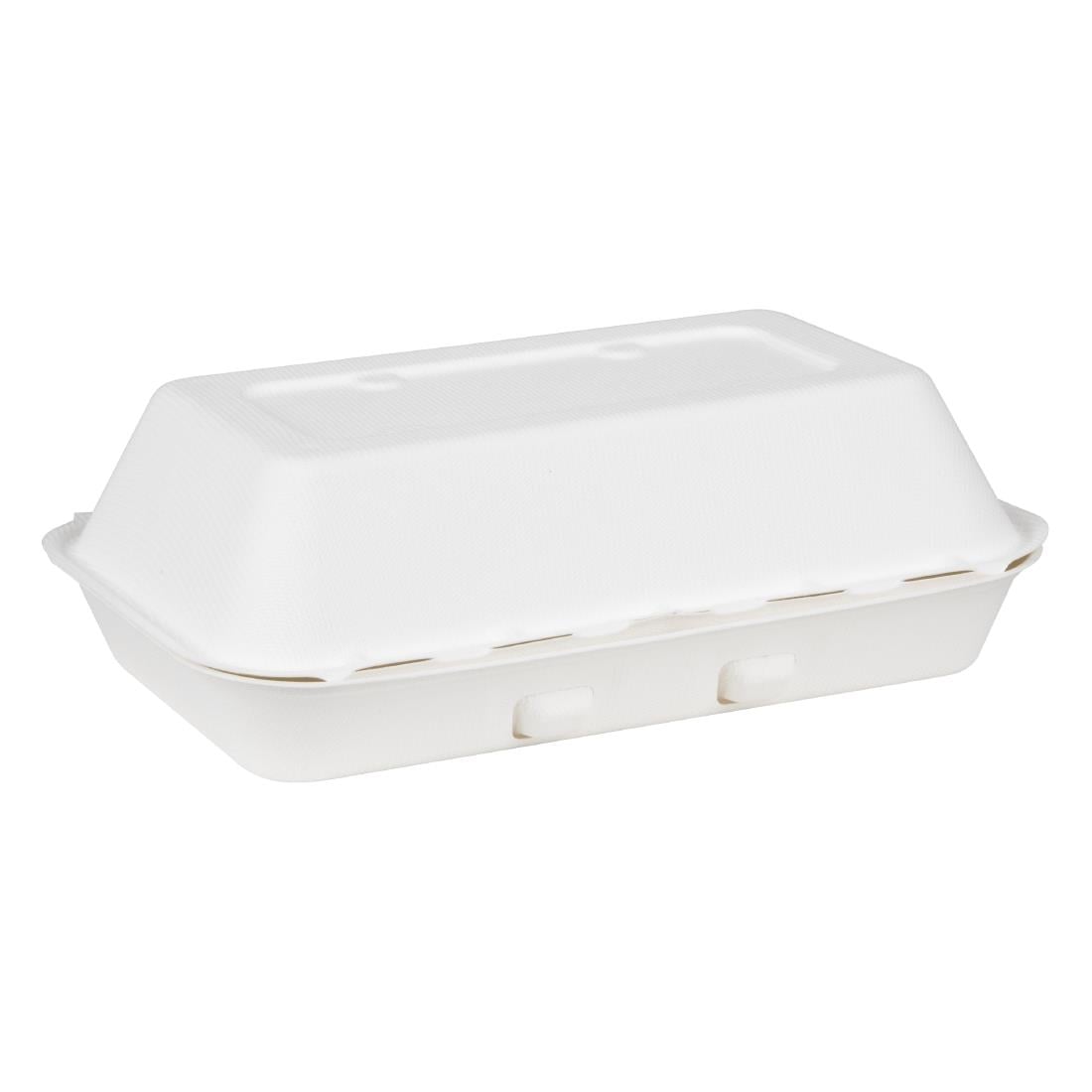 HW020 Fiesta Composteerbare Bagasse Voedselcontainers 400x335mm (200 stuks)