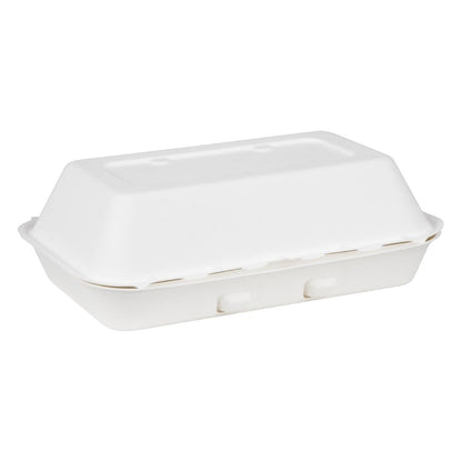 HW020 Fiesta Composteerbare Bagasse Voedselcontainers 400x335mm (200 stuks)