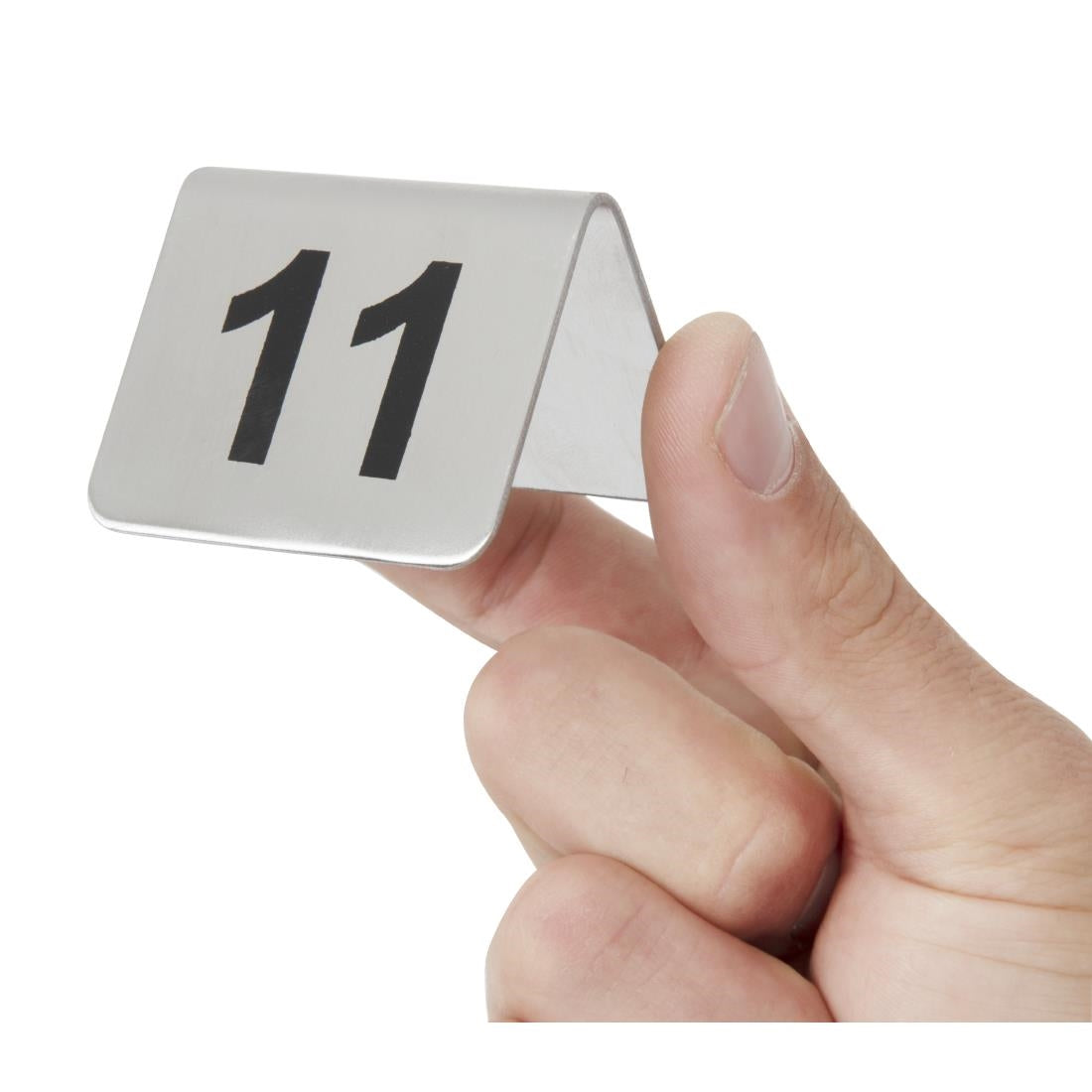 U047 Olympia RVS tafelnummers 11-20 (10 stuks)