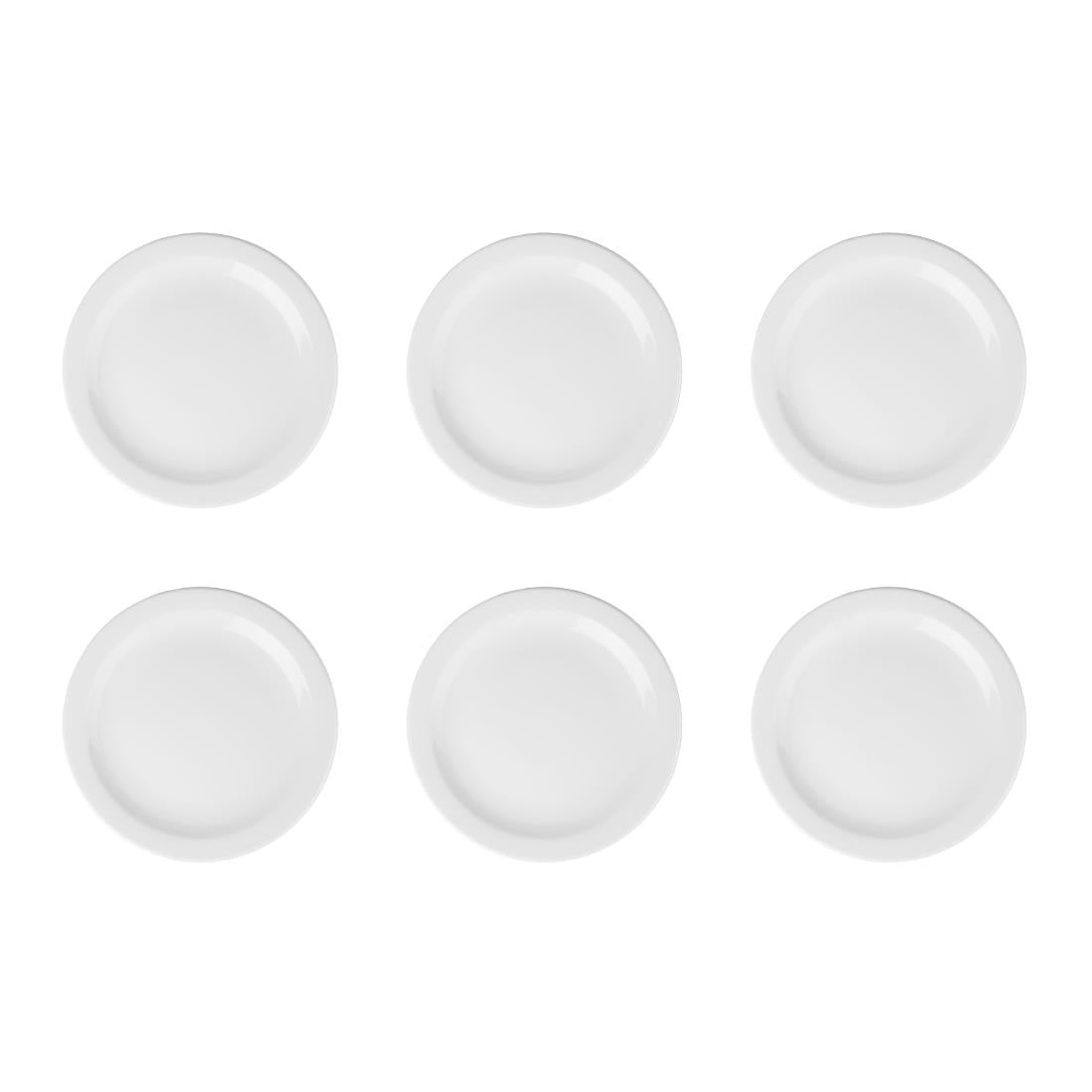 CF365 Olympia Athena Borden Met Smalle Rand 28,4cm (6 Stuks)