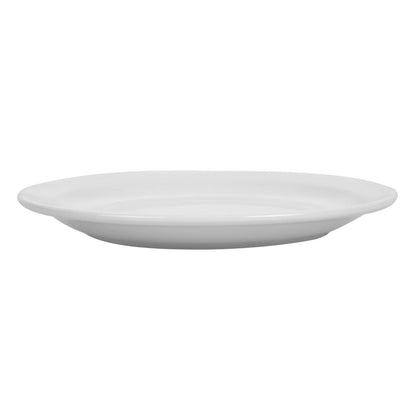 CB488 Olympia Whiteware Borden Met Smalle Rand 20,2cm (12 Stuks)
