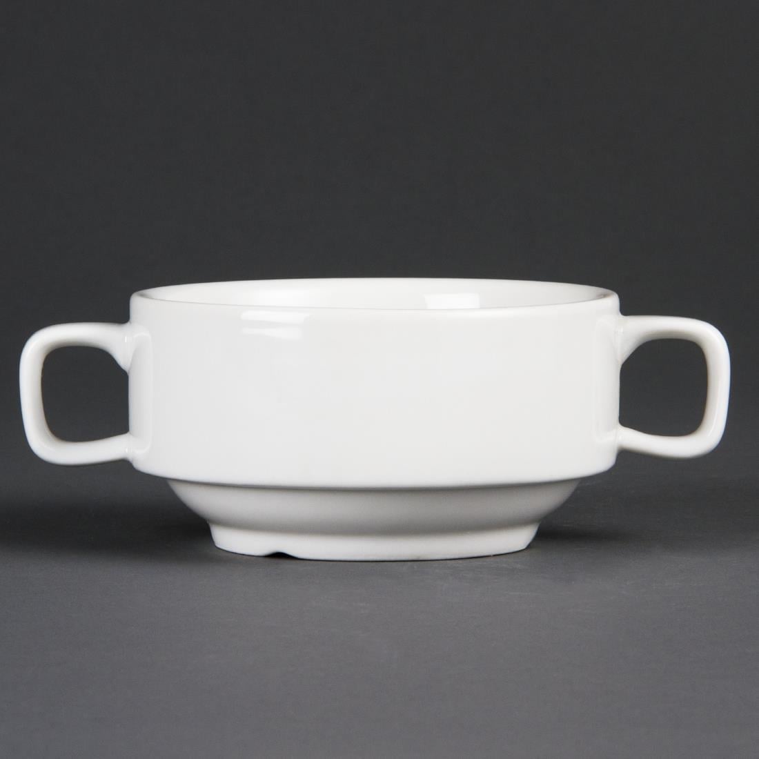 C239 Olympia Whiteware Stapelbare Soepkop 40Cl (6 Stuks)
