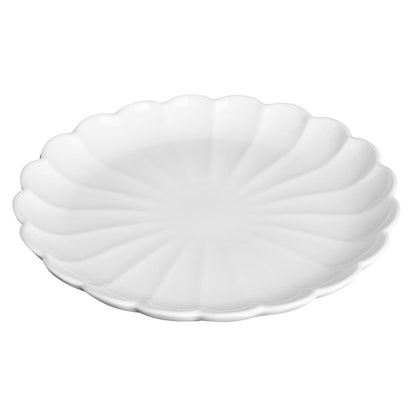 JB395 Olympia Bloom Geschulpte Borden Wit 276mm (4 stuks)