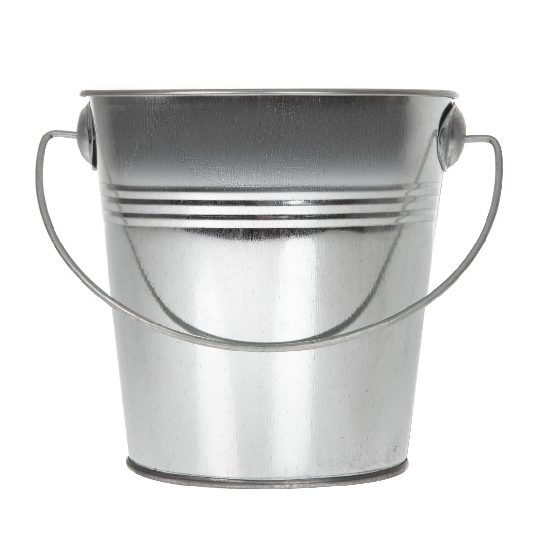 GF247 Olympia ronde gegalvaniseerde emmer 13cm