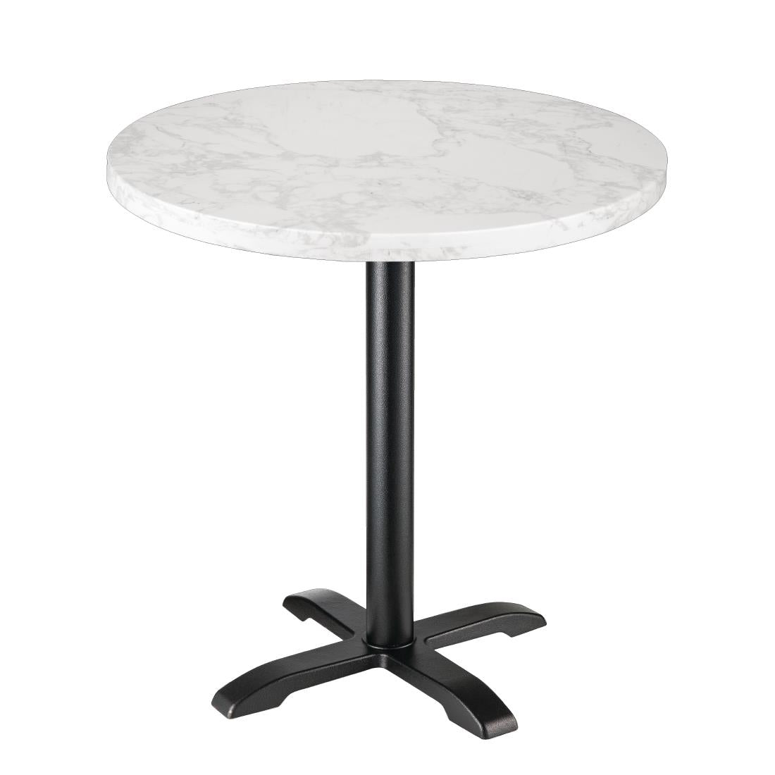 DC300 Rond Bolero tafelblad met wit marmereffect 600 mm