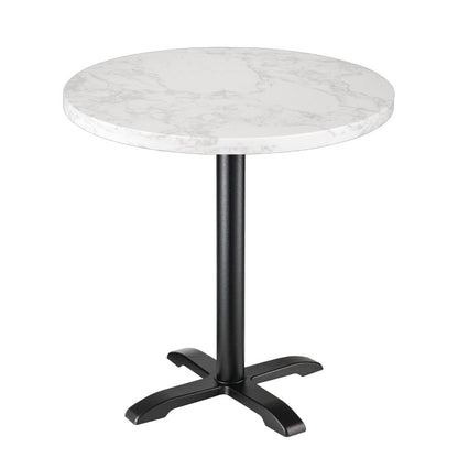 DC300 Rond Bolero tafelblad met wit marmereffect 600 mm