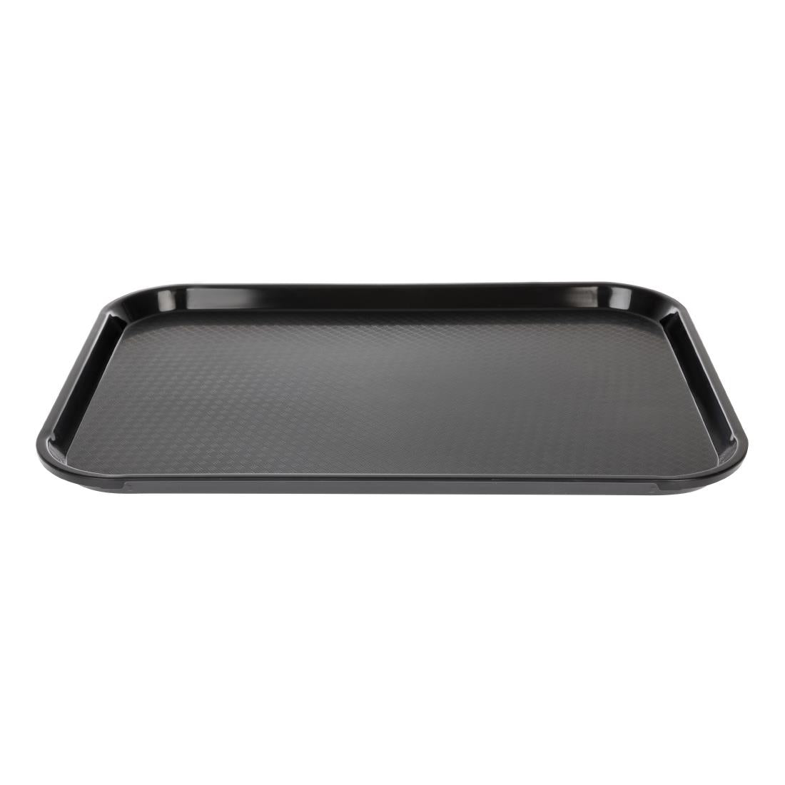DE312 Cambro polypropyleen fastfood dienblad zwart 410mm