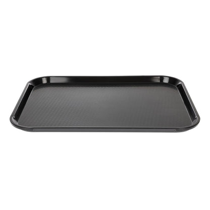 DE312 Cambro polypropyleen fastfood dienblad zwart 410mm