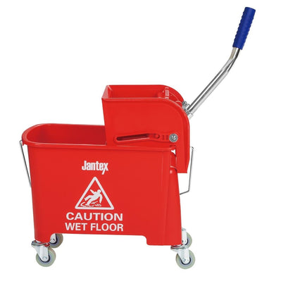 DL912 Jantex Kentucky dweilkar met wringer rood 20Ltr
