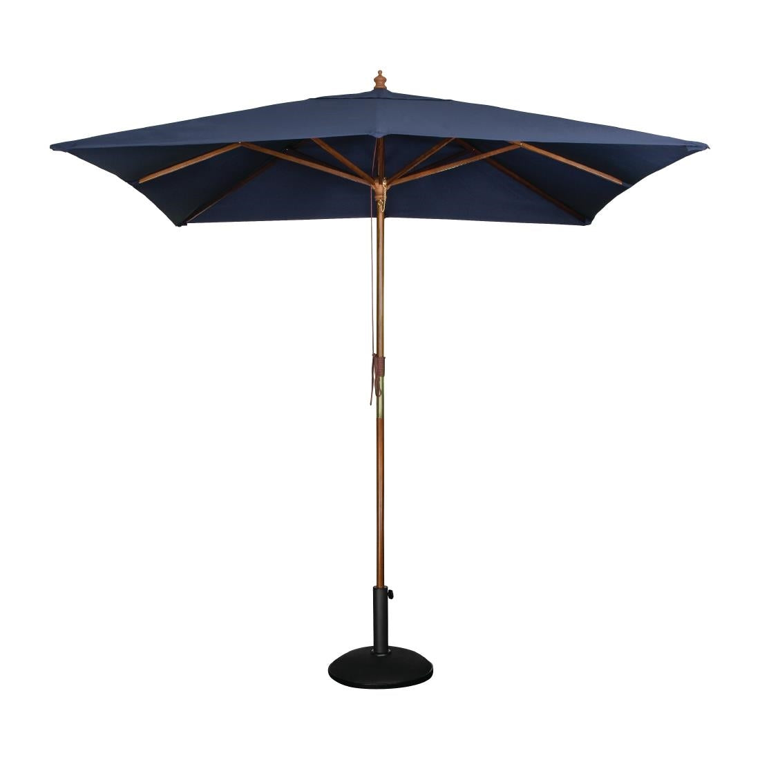 GH991 Bolero vierkante donkerblauwe parasol 2,5 meter