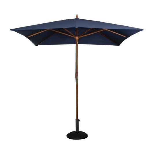GH991 Bolero vierkante donkerblauwe parasol 2,5 meter