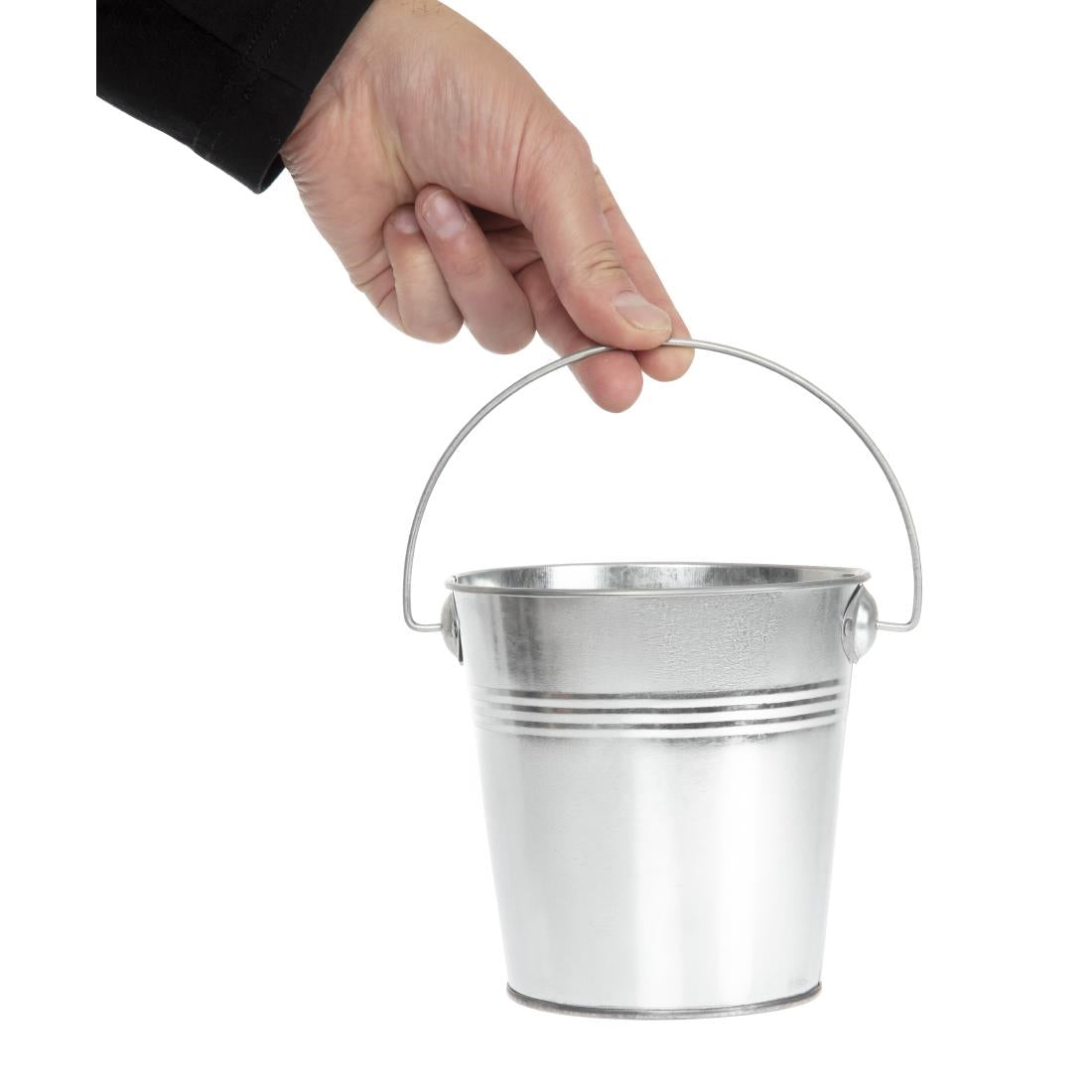 GF247 Olympia ronde gegalvaniseerde emmer 13cm