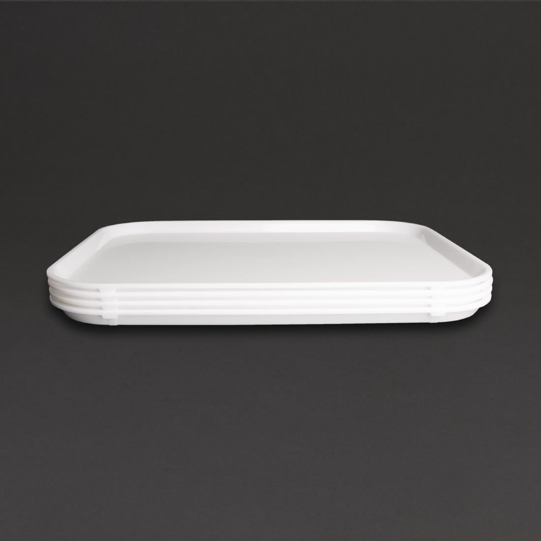 GF997 Olympia Kristallon polypropyleen dienblad wit 45 x 35cm