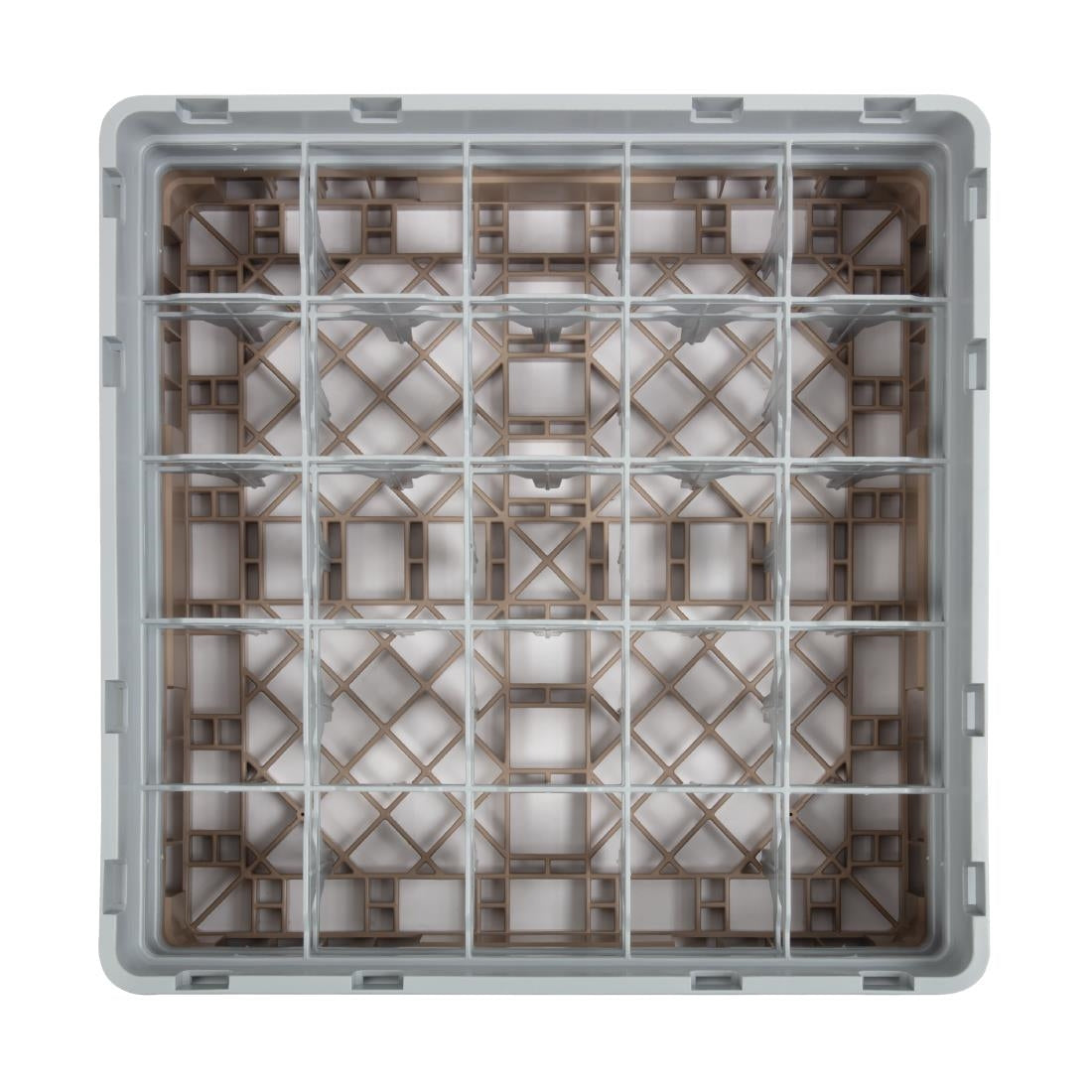 DW555 Cambro Camrack vaatwaskorf met 25 compartimenten max. glashoogte 13,3cm