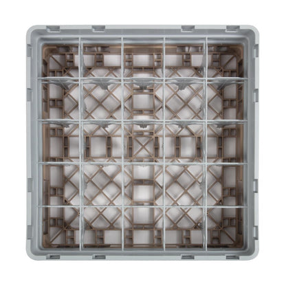 DW555 Cambro Camrack vaatwaskorf met 25 compartimenten max. glashoogte 13,3cm