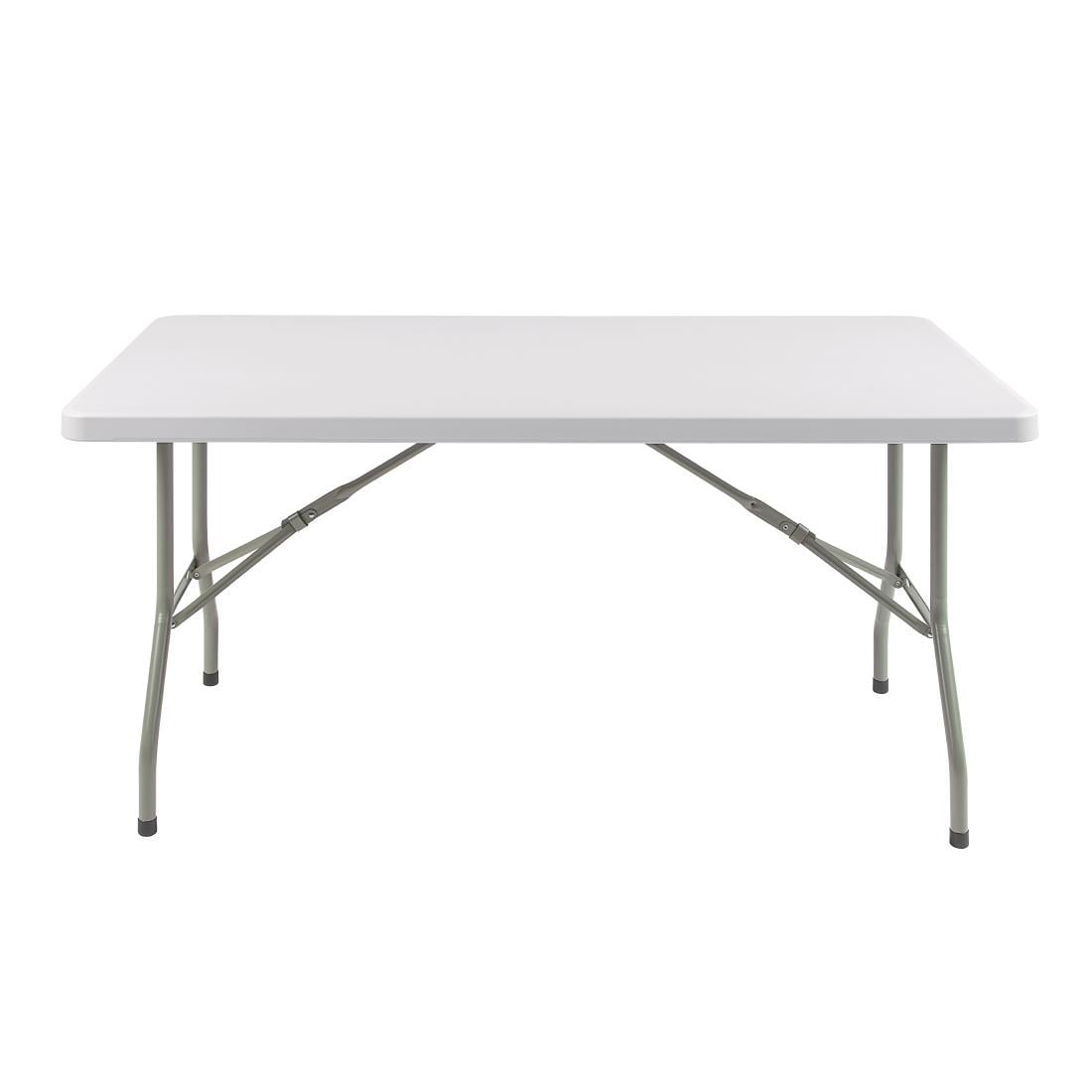 U544 Bolero rechthoekige klaptafel wit 152cm