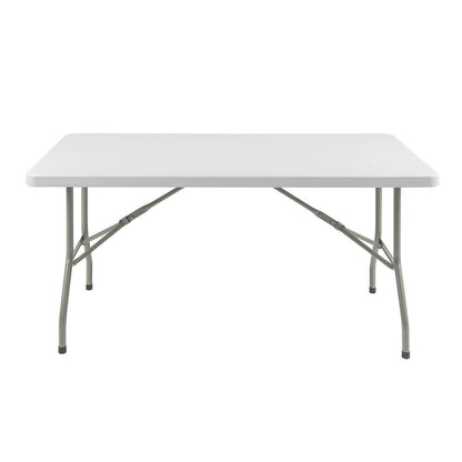 U544 Bolero rechthoekige klaptafel wit 152cm