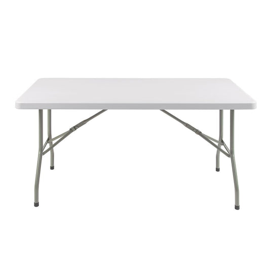 U544 Bolero rechthoekige klaptafel wit 152cm