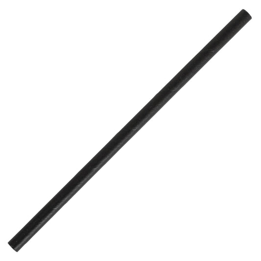CY080 Fiesta Compostable composteerbare papieren cocktailrietjes zwart (250 stuks)