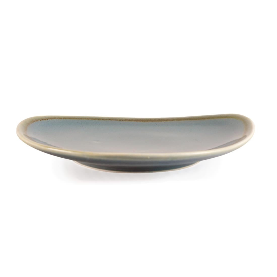 GP341 Olympia Kiln Driehoekige Borden Blauw 16,5cm (6 Stuks)