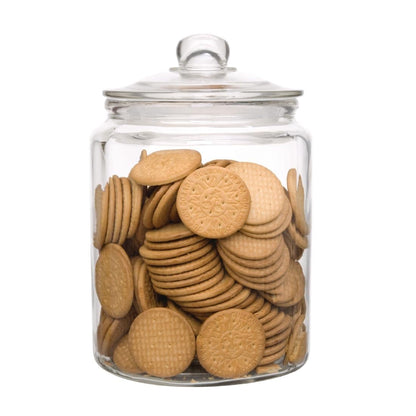 SA725 Olympia Biscotti Glazen Potten Set 6,3Ltr en 3,8Ltr