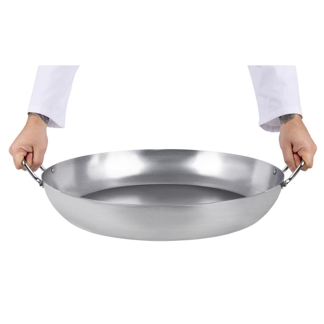 GG720 Vogue koolstofstalen paellapan 51cm