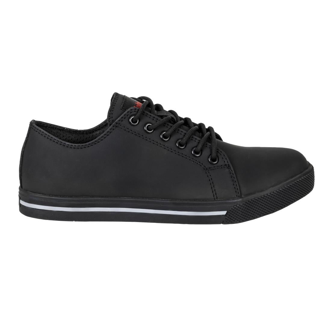 BA060-44 Slipbuster veiligheidssneakers van gerecyclede microvezels matzwart 44