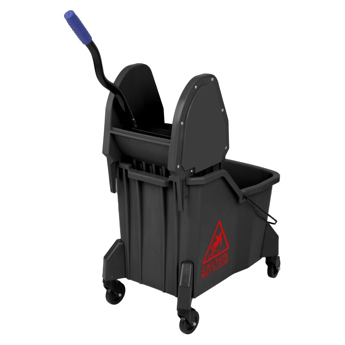 JB542 Jantex Dweilemmer met twee compartimenten en pers Rood 30Ltr
