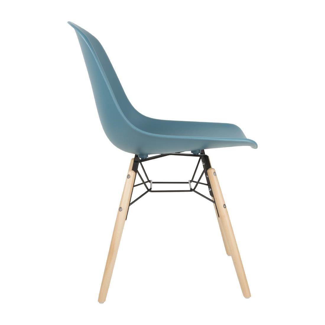 FB819 Bolero Arlo stoelen groenblauw (2 stuks)