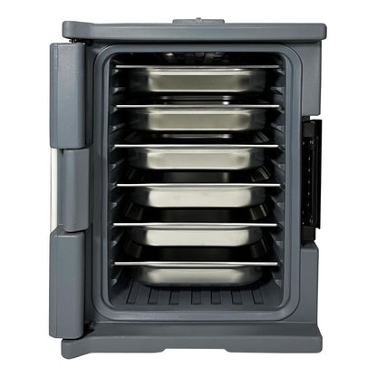 DX993 Vogue Thermo-Box 600 Voorlader Box Zwart Voor GN Bak Afmeting - 465X610x630mm